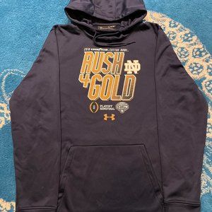 Notre Dame Sweatshirt Navy Blue XL Under Armour
